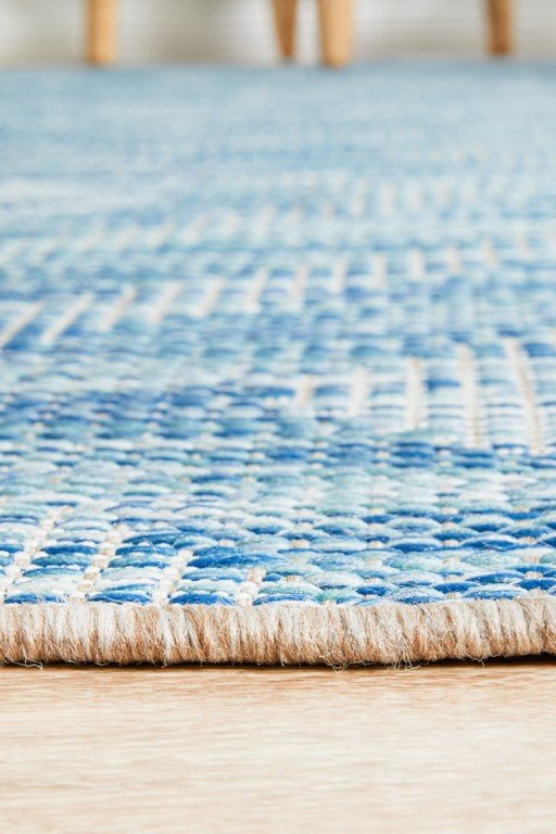 Terrace Cain Rug Blue 5504TER - 5504 - BLU - 230X160Rugtastic