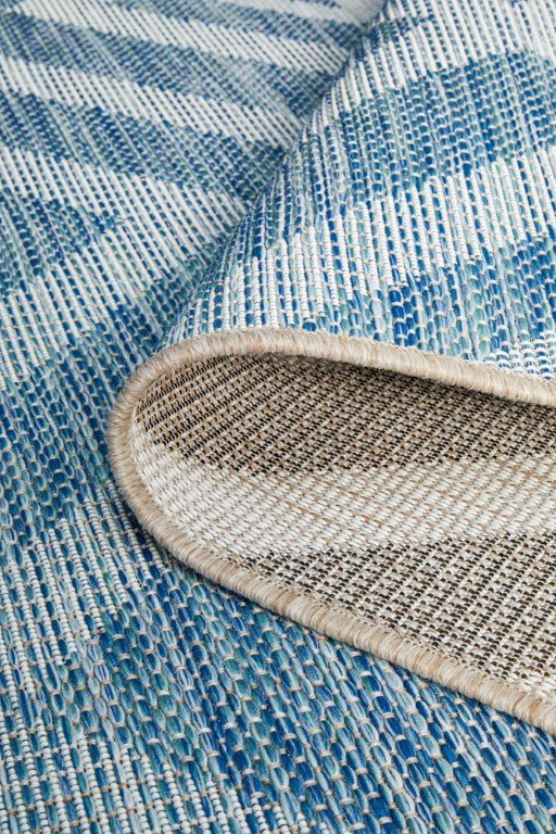 Terrace Cain Rug Blue 5504TER - 5504 - BLU - 230X160Rugtastic