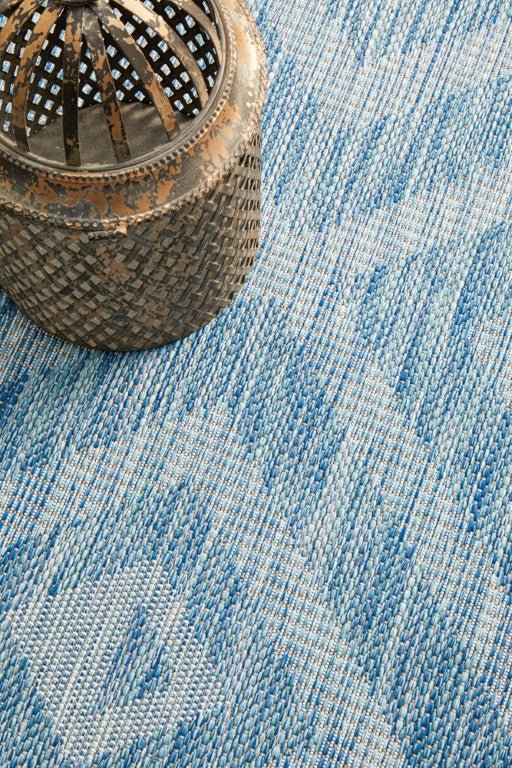 Terrace Cain Rug Blue 5504TER - 5504 - BLU - 230X160Rugtastic