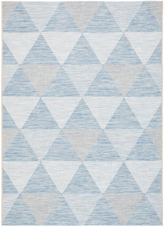 Terrace Geo Rug Blue 5503TER - 5503 - BLU - 230X160Rugtastic