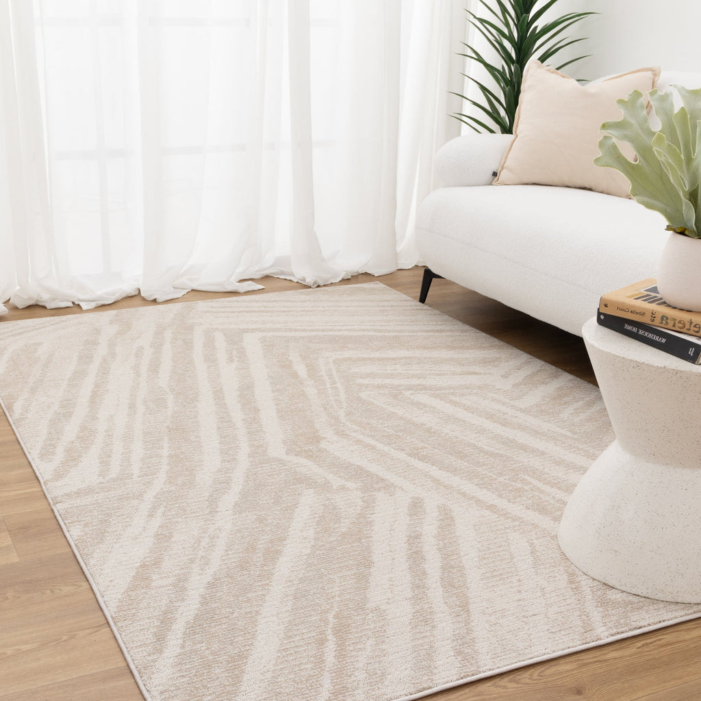 Tuscany Geo Lines Beige Cream Rug - TOS1TOSC1601Rugtastic
