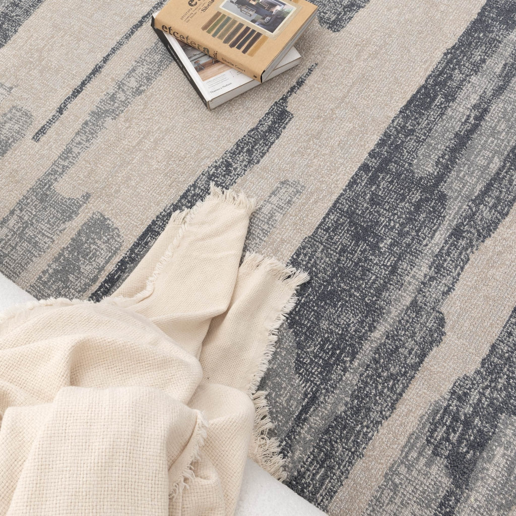 Tuscany Watercolour Blue Rug - TOS3TOSC1603Rugtastic