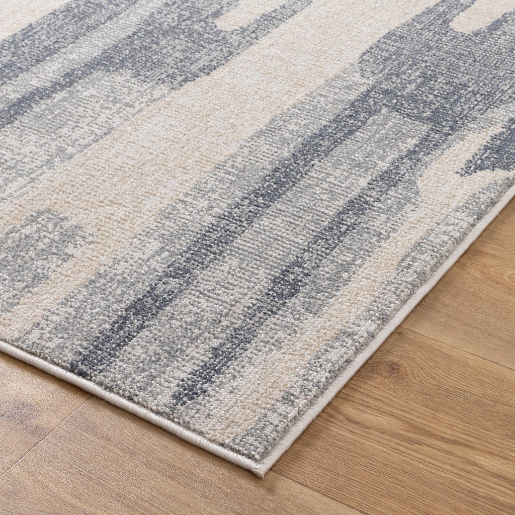 Tuscany Watercolour Blue Rug - TOS3TOSC1603Rugtastic