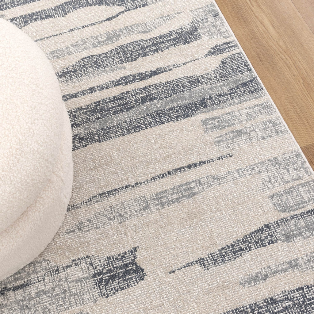 Tuscany Watercolour Blue Rug - TOS3TOSC8033Rugtastic