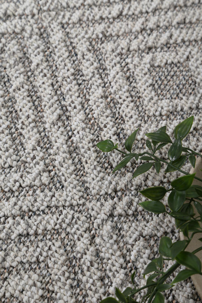 Vinaka Fugui Grey Geometric Flatweave Rug Indoor OutdoorVANU12021Rugtastic