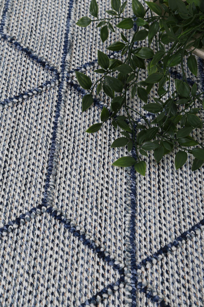 Vinaka Greenslade Charcoal Geometric Flatweave Rug Indoor OutdoorVANU12003Rugtastic