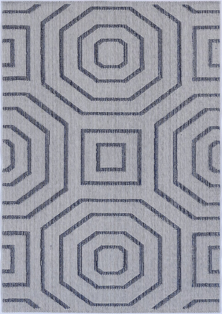 Vinaka Hale Charcoal Geometric Flatweave Rug Indoor OutdoorVANU12018Rugtastic
