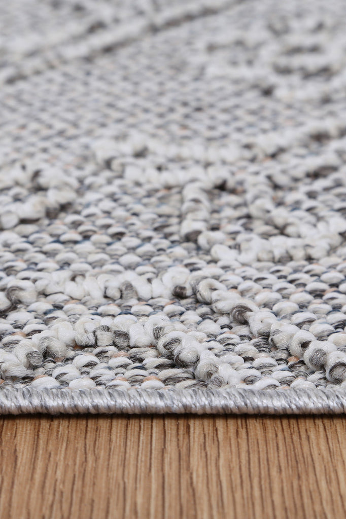 Vinaka Nori Grey Tribal Flatweave Rug Indoor OutdoorVANU12011Rugtastic