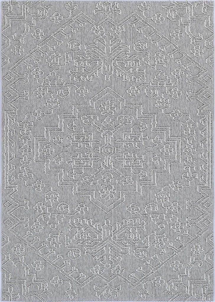 Vinaka Nori Grey Tribal Flatweave Rug Indoor OutdoorVANU12011Rugtastic