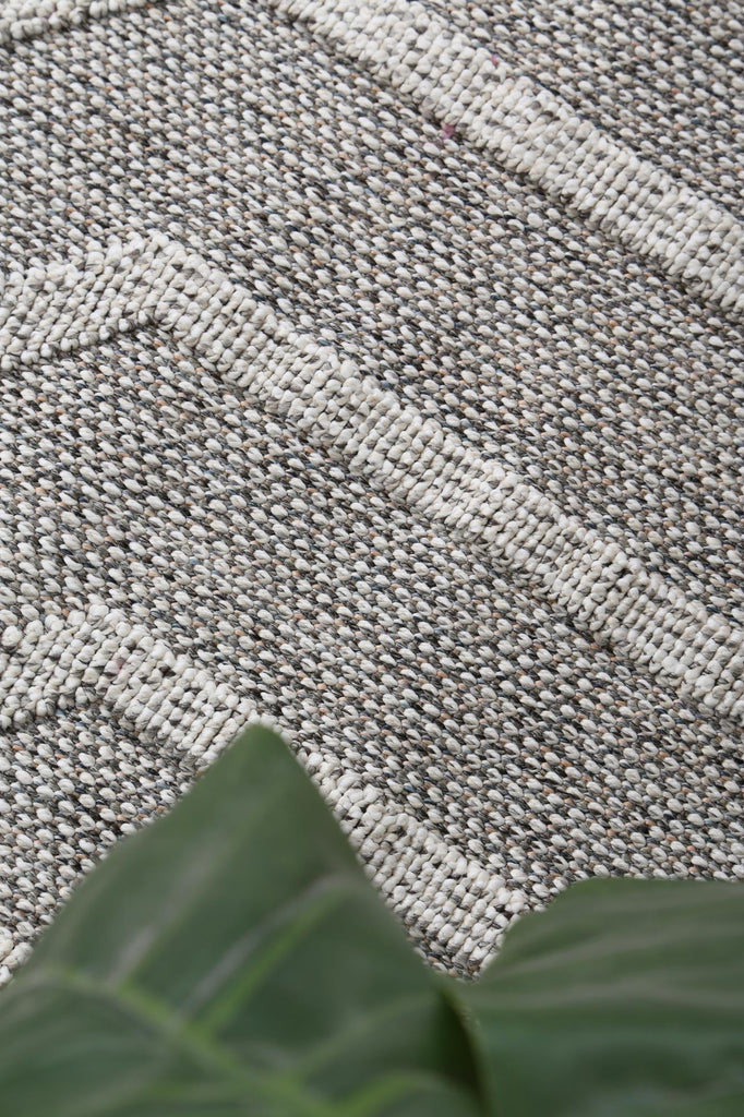 Vinaka Suri Ash Geometric Flatweave Rug Indoor OutdoorVANU12016Rugtastic