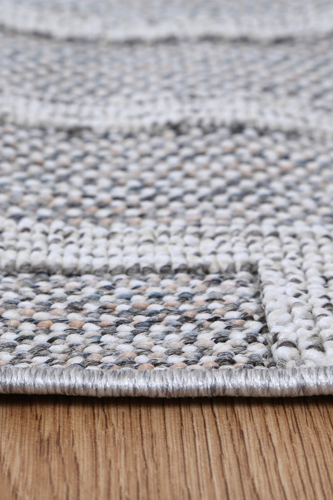 Vinaka Suri Ash Geometric Flatweave Rug Indoor OutdoorVANU12016Rugtastic