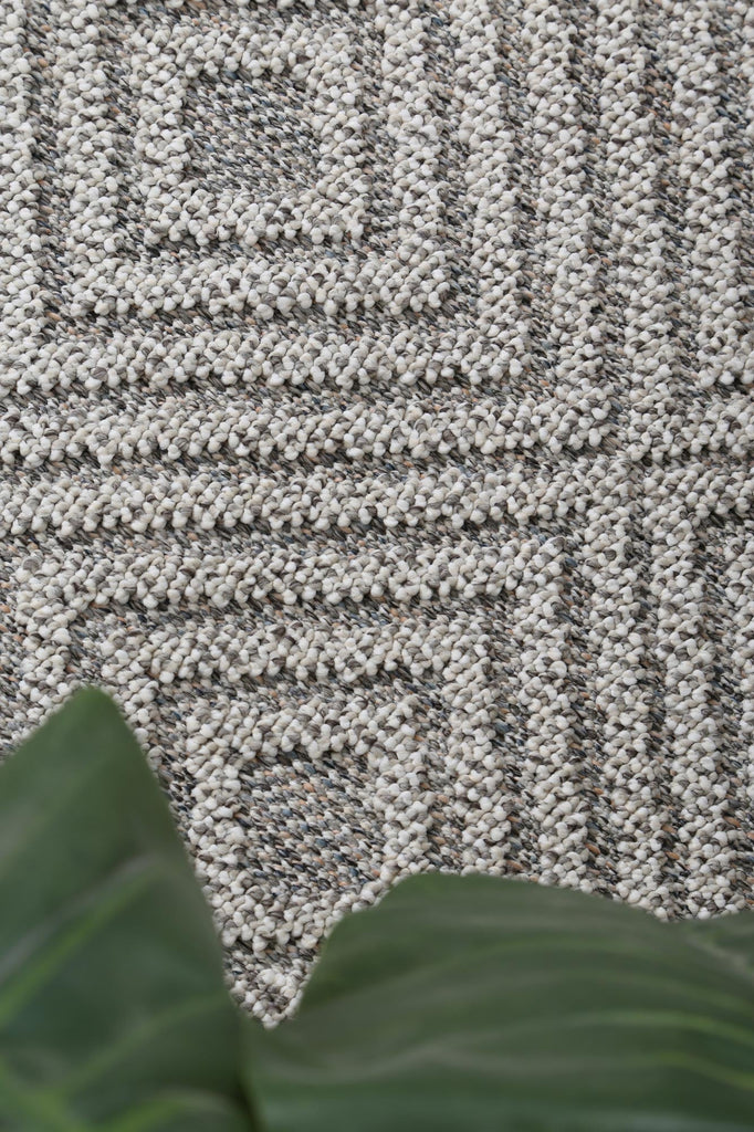 Vinaka Walasi Ash Geometric Flatweave Rug Indoor OutdoorVANU12020Rugtastic