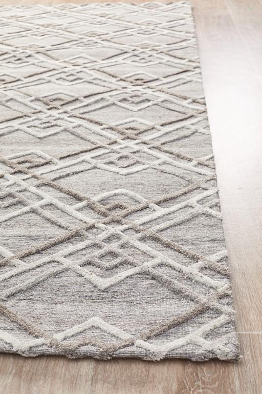 Visions 5054 Silver Stream Modern RugVIS - 5054 - SIL - 225X155Rugtastic
