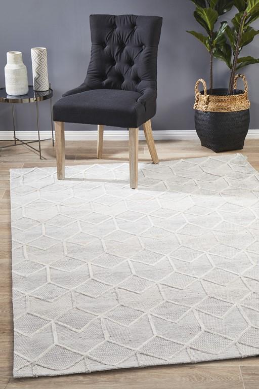 Visions 5055 Grey Brush Modern RugVIS - 5055 - GRY - 225X155Rugtastic