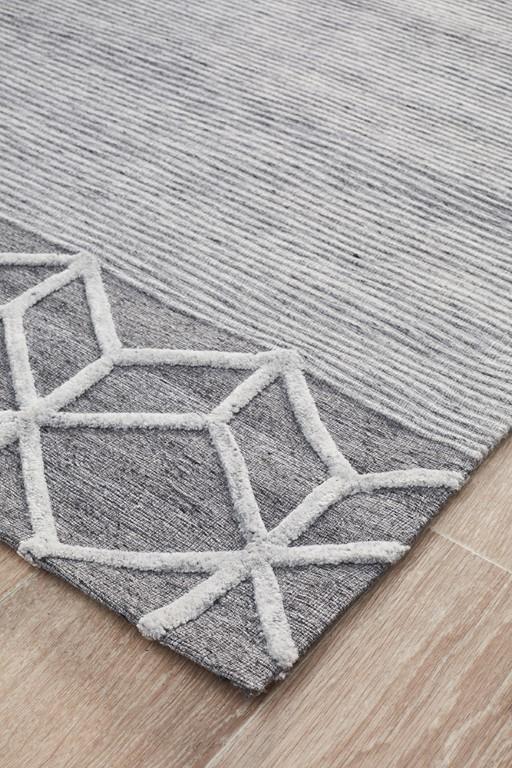Visions 5057 Grey Pulse Modern RugVIS - 5057 - GRY - 225X155Rugtastic