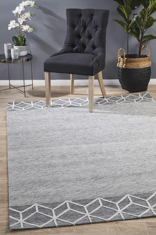 Visions 5057 Grey Pulse Modern RugVIS - 5057 - GRY - 225X155Rugtastic