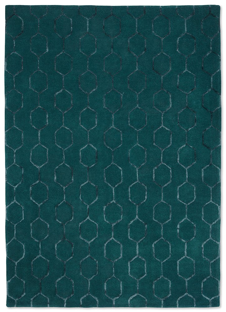 Wedgwood Gio Teal 039107BC - WED - 039107 - 180X120Rugtastic