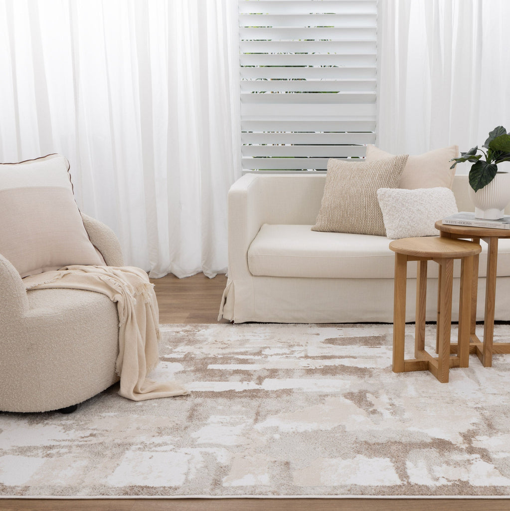 Wendall Abstract Wash Brown Rug - W007WELL160W007Rugtastic