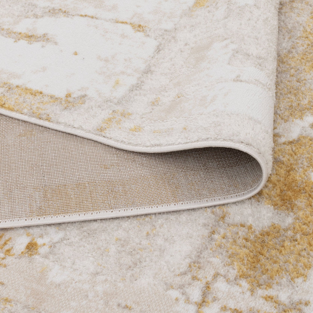 Wendall Abstract Wash Gold Rug - W009WELL160W009Rugtastic