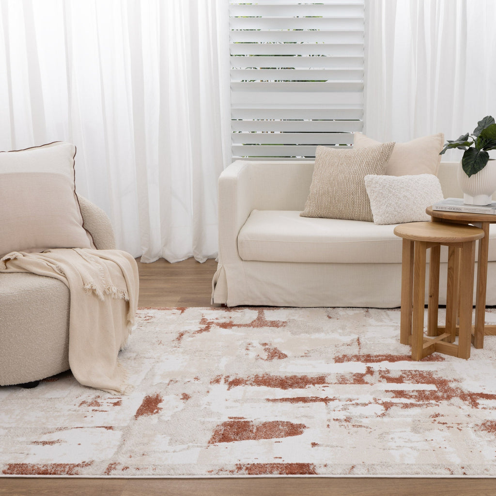 Wendall Abstract Wash Rust Rug - W010WELL160W010Rugtastic
