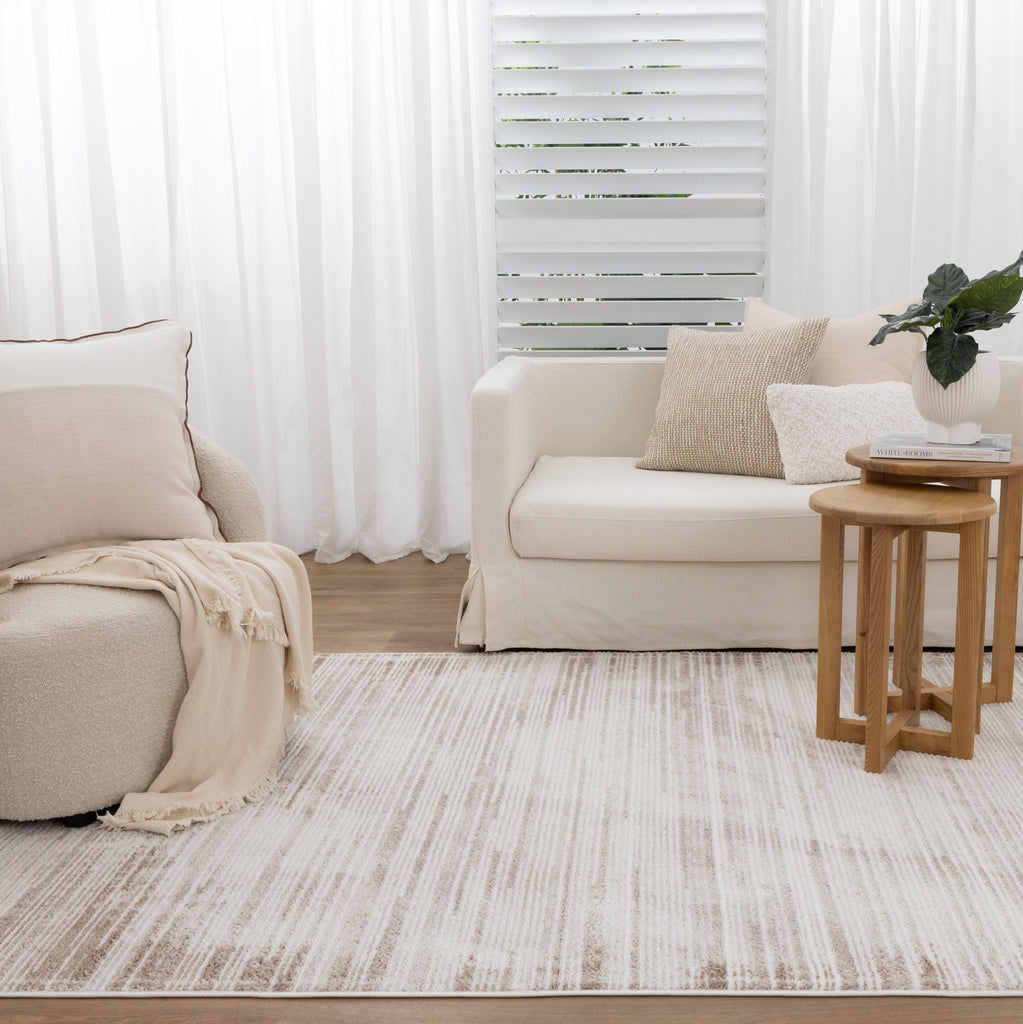 Wendall Distressed Lines Brown Rug - W011WELL160W011Rugtastic