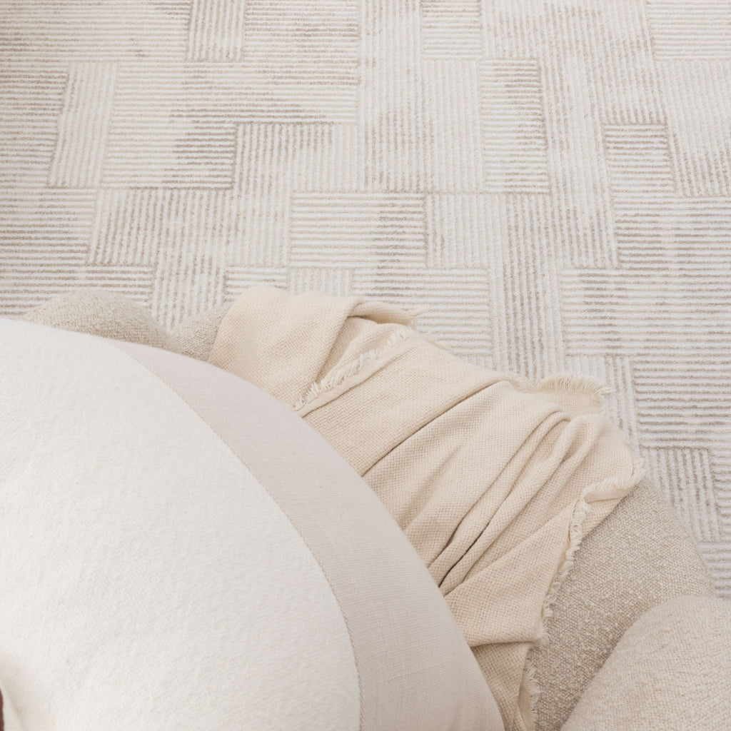 Wendall Distressed Shapes Beige Rug - W006WELL160W006Rugtastic