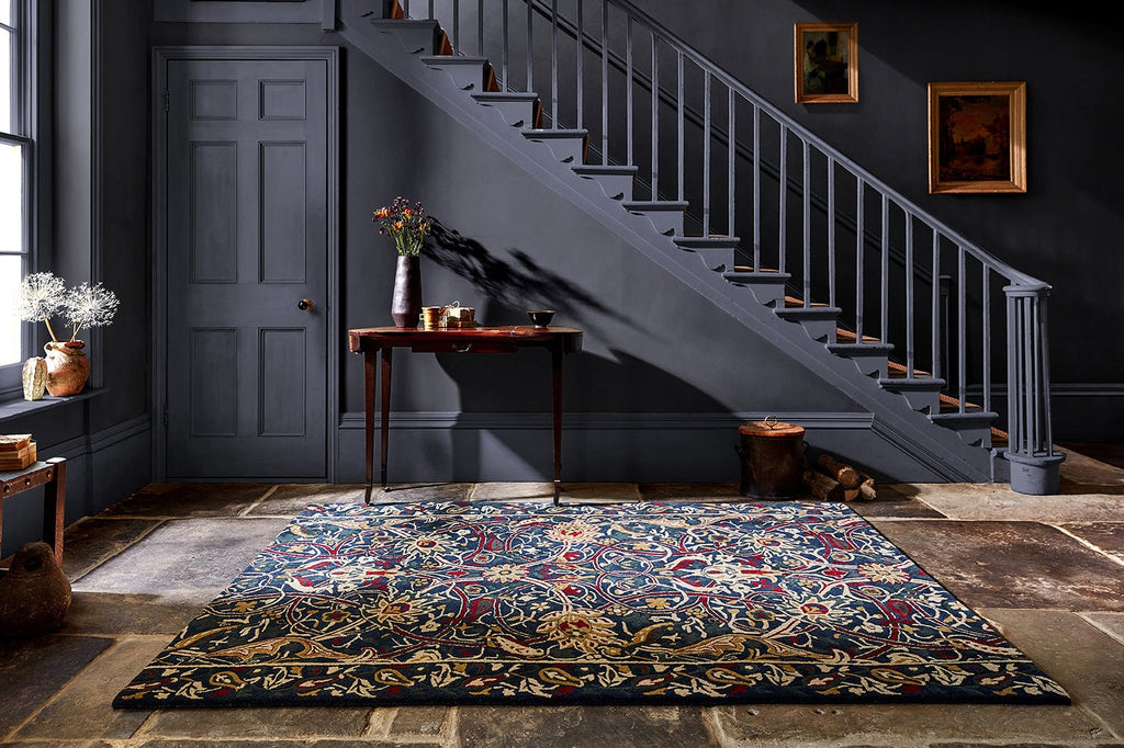 William Morris Bullerswood Indigo 127308BC - MOR - 127308 - 200X140Rugtastic