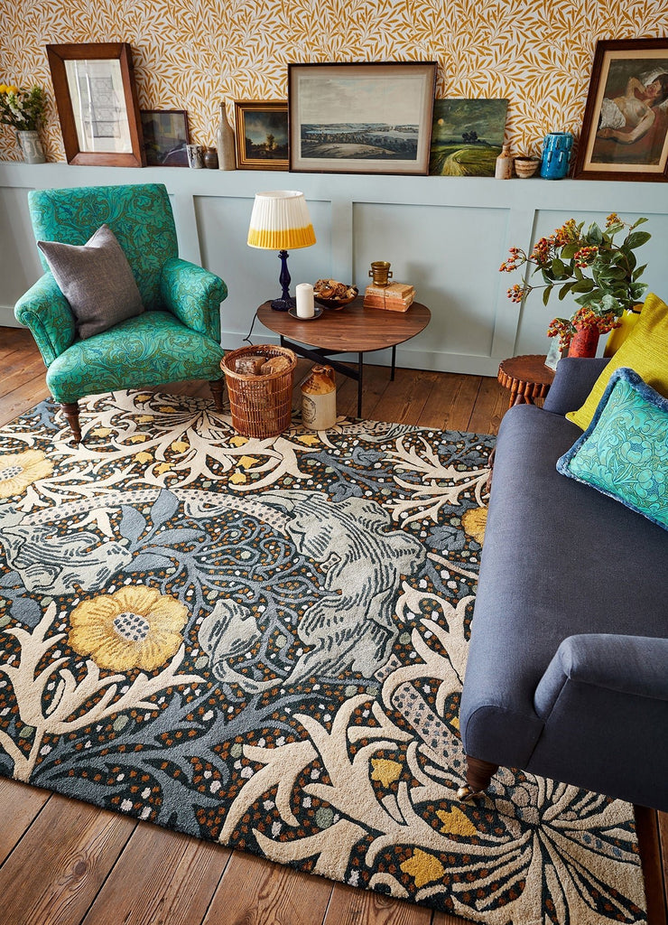 William Morris Seaweed Teal 127008BC - MOR - 127008 - 200X140Rugtastic