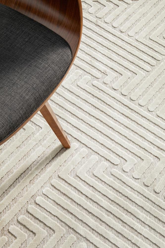 York Cindy Natural White RugYRK - CIND - WHT - 230X160Rugtastic