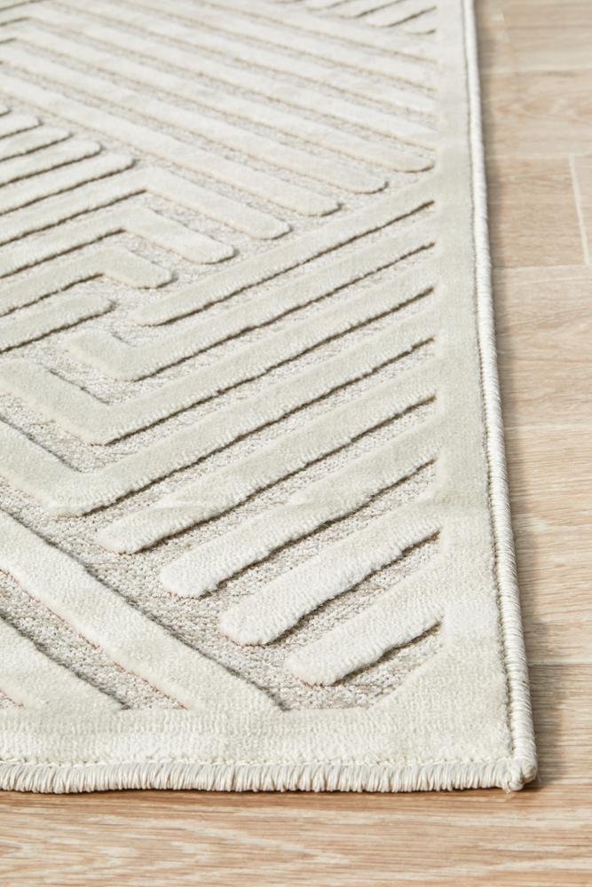 York Cindy Natural White RugYRK - CIND - WHT - 230X160Rugtastic