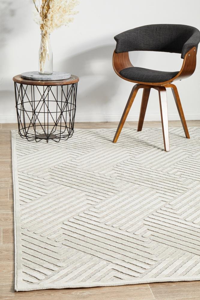 York Cindy Natural White RugYRK - CIND - WHT - 230X160Rugtastic