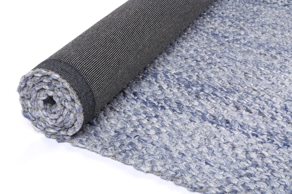 Zion Chignon Blue Wool Blend RugHARL160CHIGBLUERugtastic