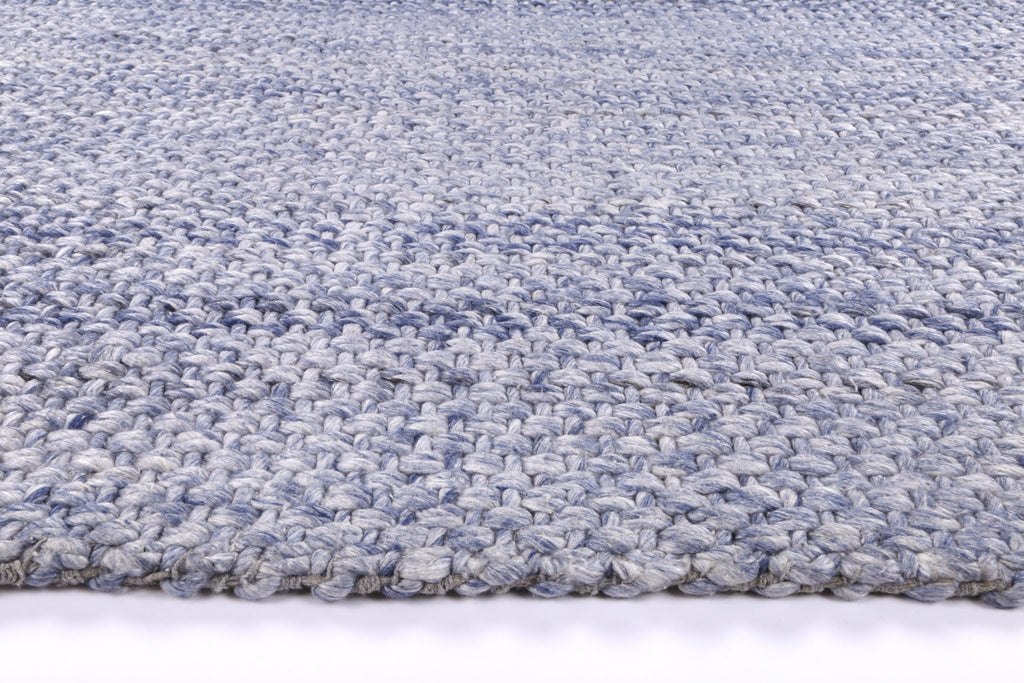 Zion Chignon Blue Wool Blend RugHARL160CHIGBLUERugtastic