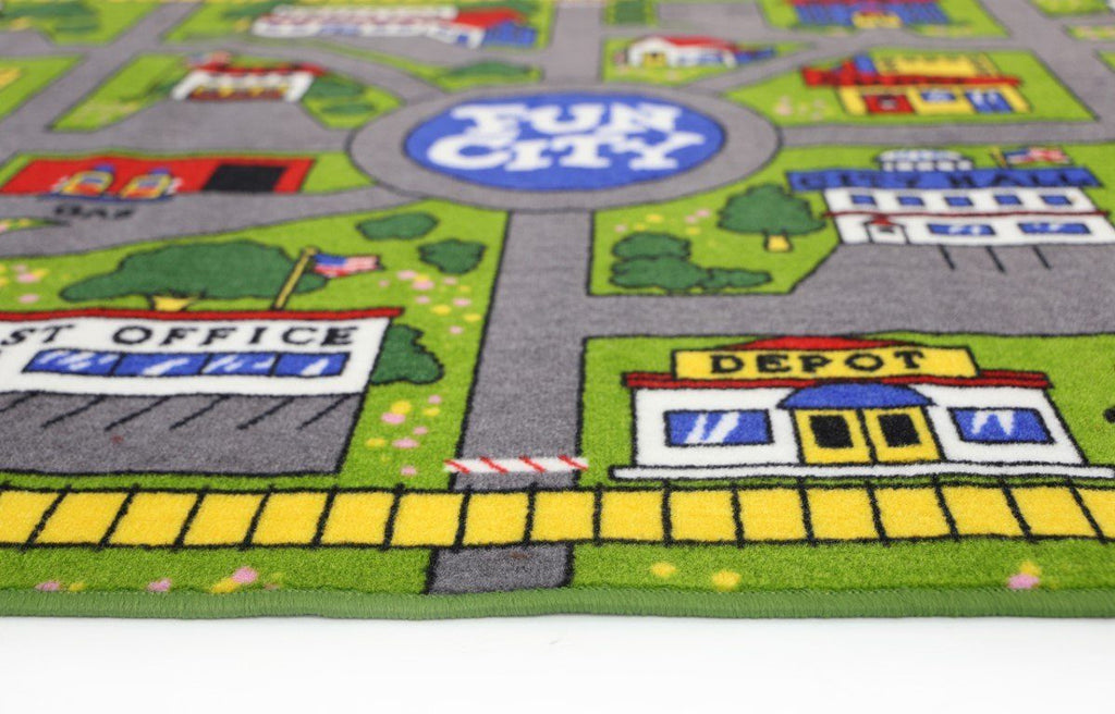 Zoe Fun City Road Kids RugFUNCRugtastic