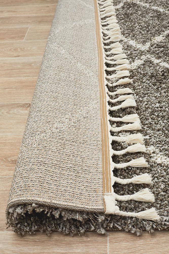 Saffron 11 Dark Grey RugSAF-11-GRY-170X120Rugtastic