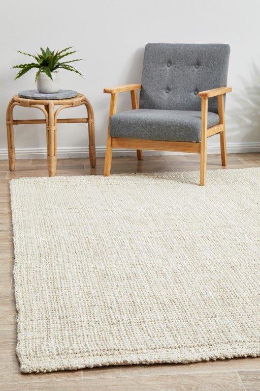 Atrium Barker Bleach Jute RugATR-BKR-BCH-220X150Rugtastic