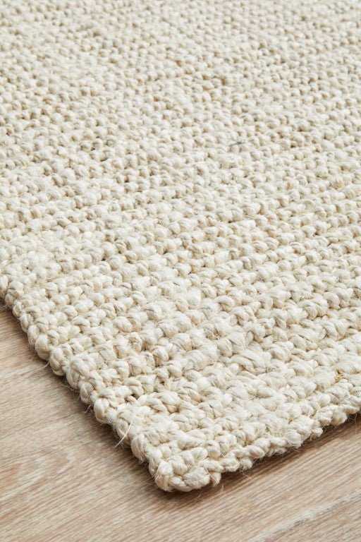 Atrium Barker Bleach Jute RugATR-BKR-BCH-220X150Rugtastic