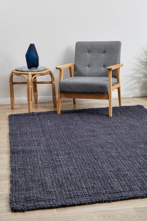 Atrium Barker Navy Jute RugATR-BKR-NAV-220X150Rugtastic