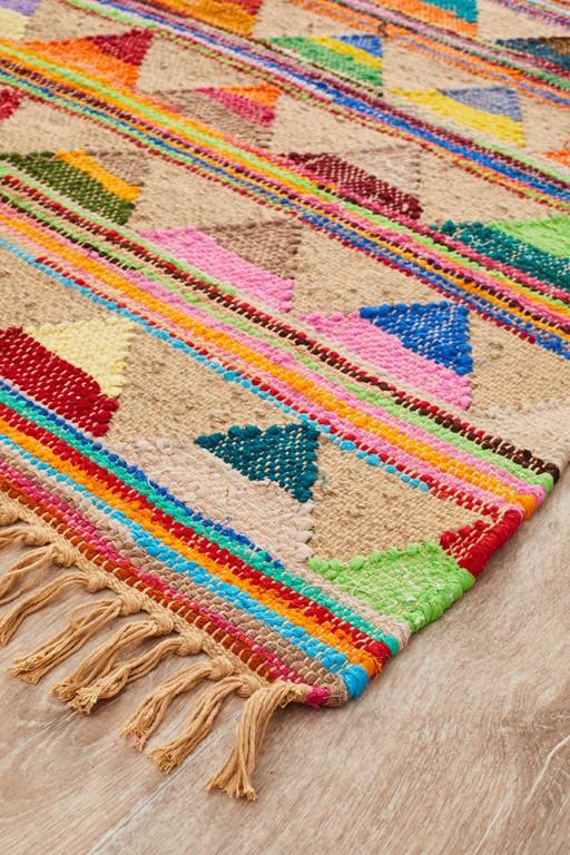 Atrium Bunting Multi Natural Jute RugATR-BUN-MULT-220X150Rugtastic