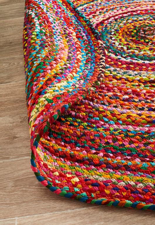 Atrium Round Chindi Natural Cotton RugATR-CHI-MULT-120x120Rugtastic