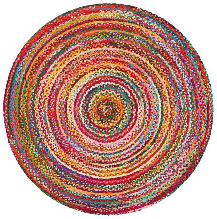 Atrium Round Chindi Natural Cotton RugATR-CHI-MULT-120x120Rugtastic
