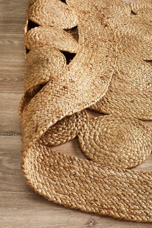 Atrium Round Pilu Natural Jute RugATR-PIL-NAT-120X120Rugtastic