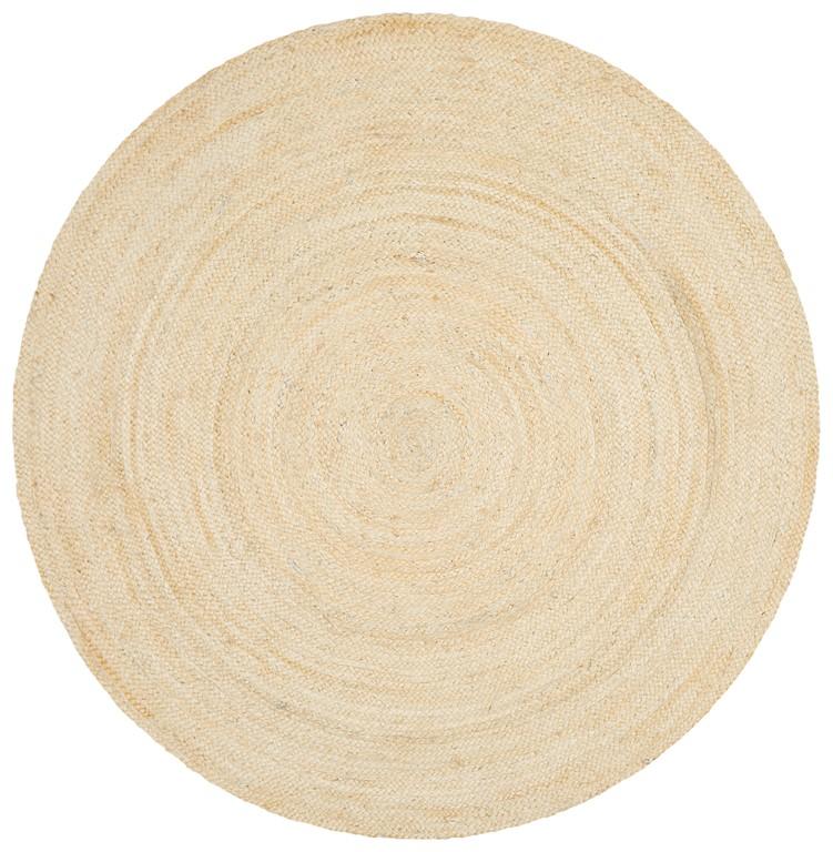 Atrium Round Polo Bleached Jute RugATR-POLO-BLE-120X120Rugtastic