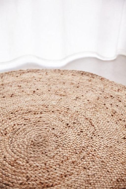 Atrium Round Polo Natural Jute RugATR-POLO-NAT-120X120Rugtastic