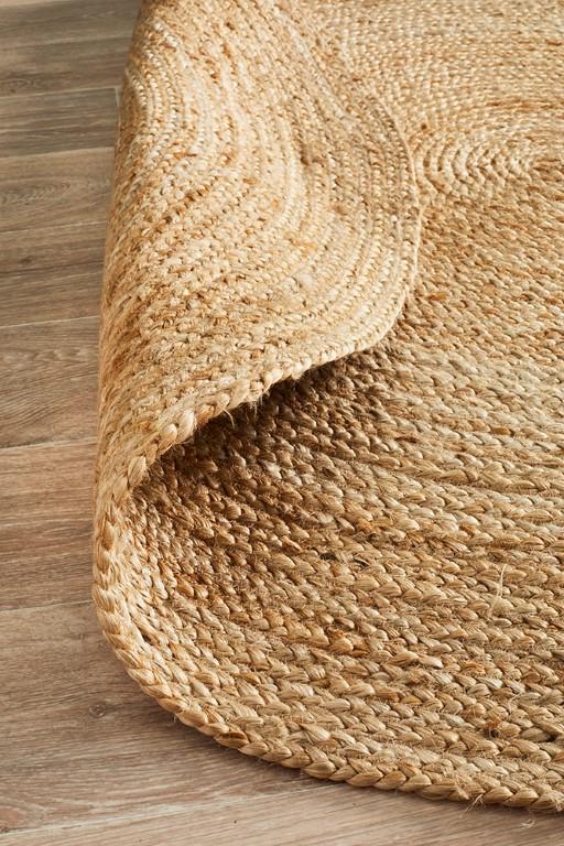 Atrium Round Polo Natural Jute RugATR-POLO-NAT-120X120Rugtastic