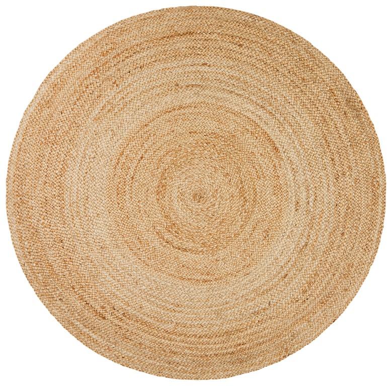Atrium Round Polo Natural Jute RugATR-POLO-NAT-120X120Rugtastic
