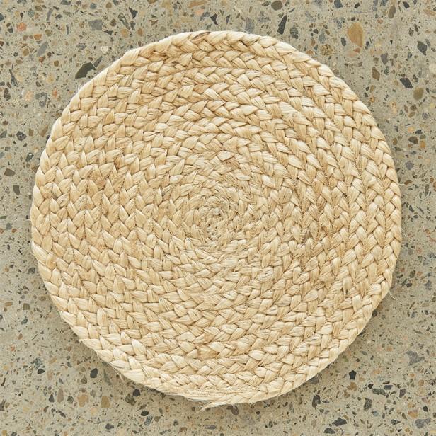 Atrium Round Polo Natural Jute RugATR-POLO-NAT-120X120Rugtastic