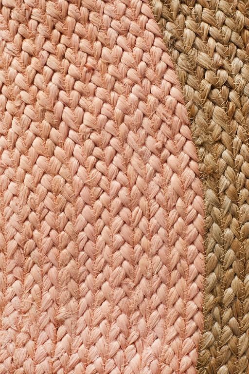 Atrium Round Polo Pink Jute RugATR-POLO-PIN-120X120Rugtastic