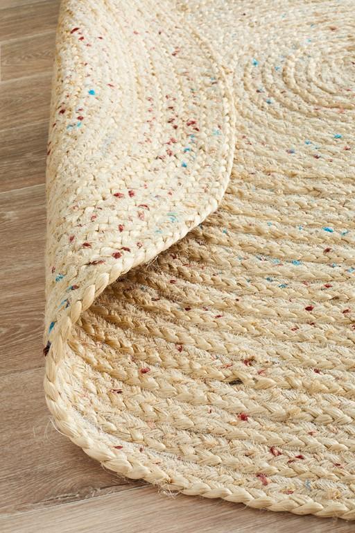 Atrium Round Shiva Bleached Jute RugATR-SHI-BLE-120X120Rugtastic