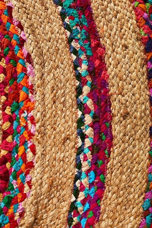 Atrium Round Target Multi Cotton Jute RugATR-TAR-MULT-120x120Rugtastic